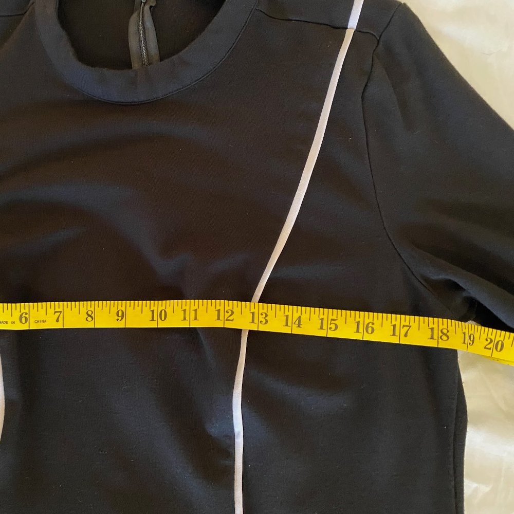 50% Off! For 3 Days! 
EUC -ELOQUII Black Dress w/White Piping - Sz 18w! - Picture 4 of 10